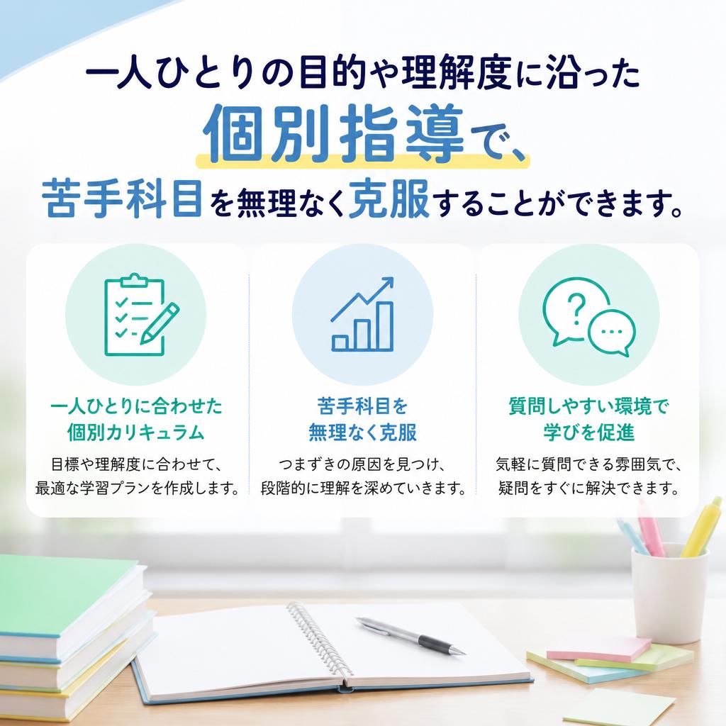 個別指導のメリット