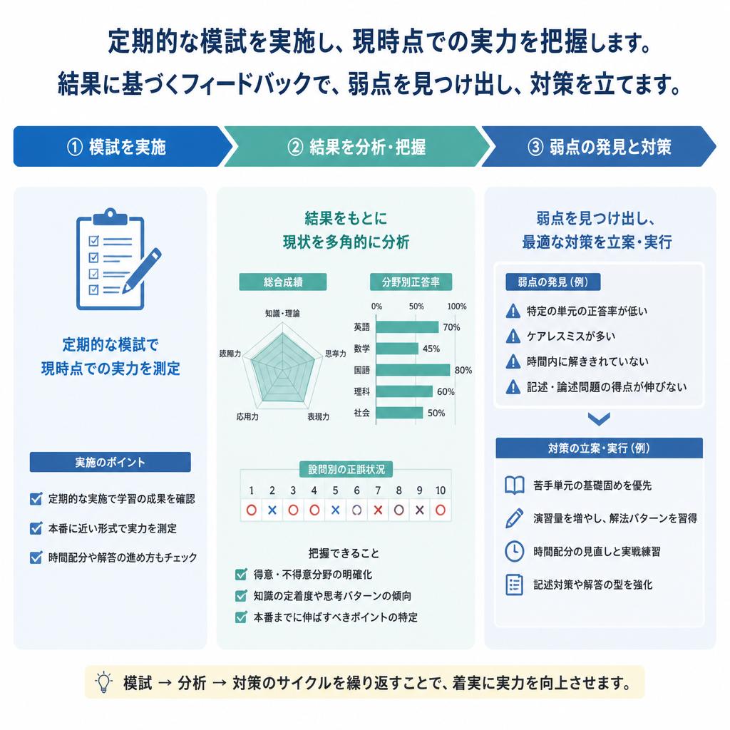 模試で実力を試そう