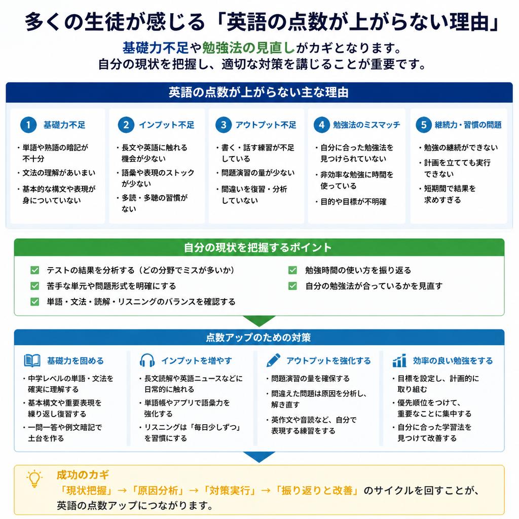 このままだと点数が上がらない理由