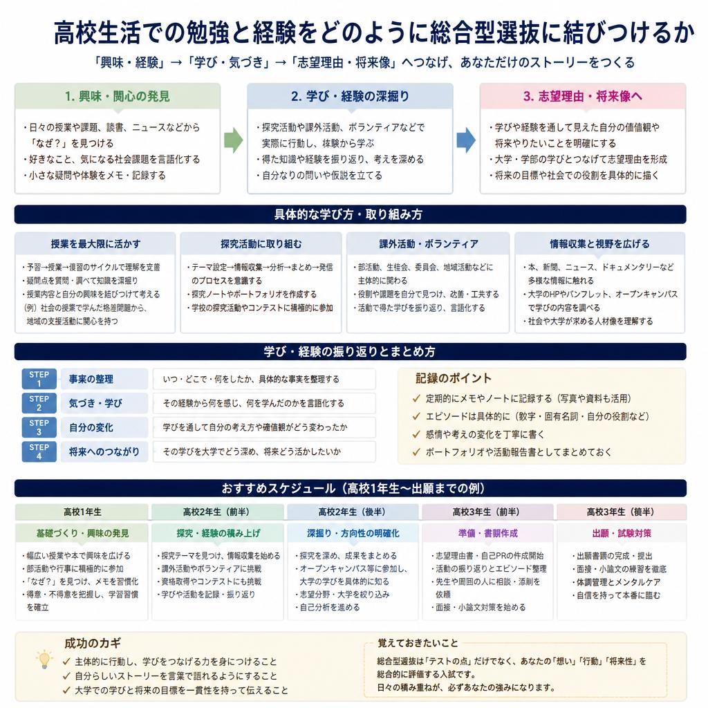 高校生活を活かした学び方
