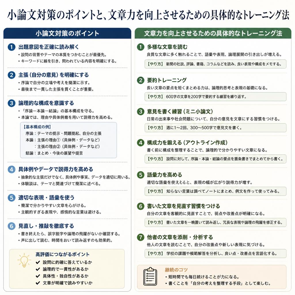 効果的な小論文指導